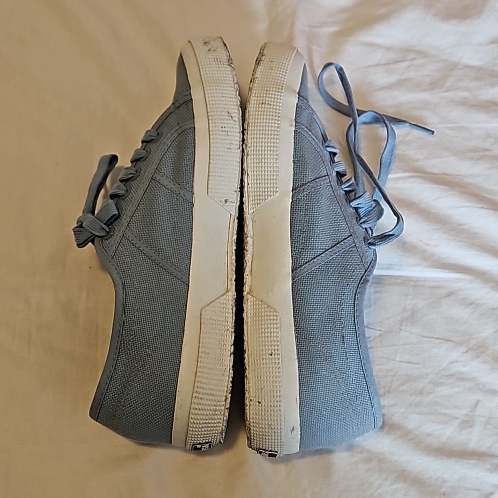 Superga Light Blue Sneakers Women's Size 9.5 - Picture 6 of 7